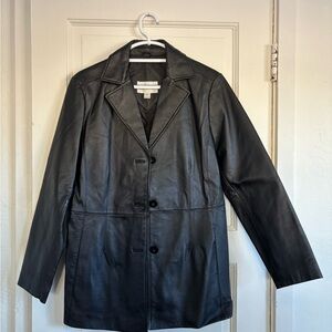Worthington Black Leather Women's Jacket